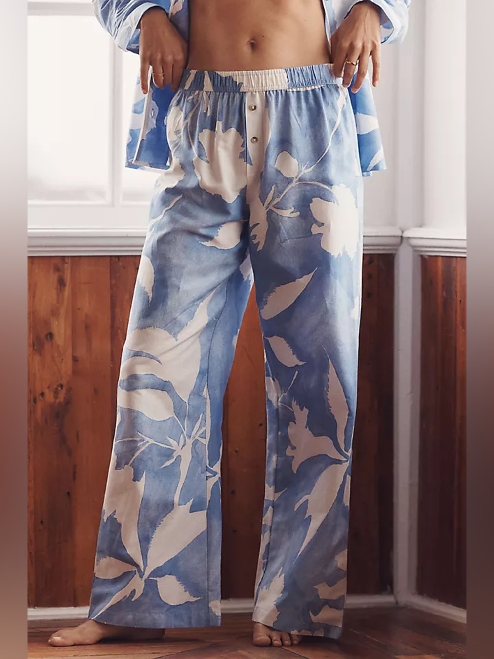 Anthropologie LyreBird Cloud Flannel Pajama Pants